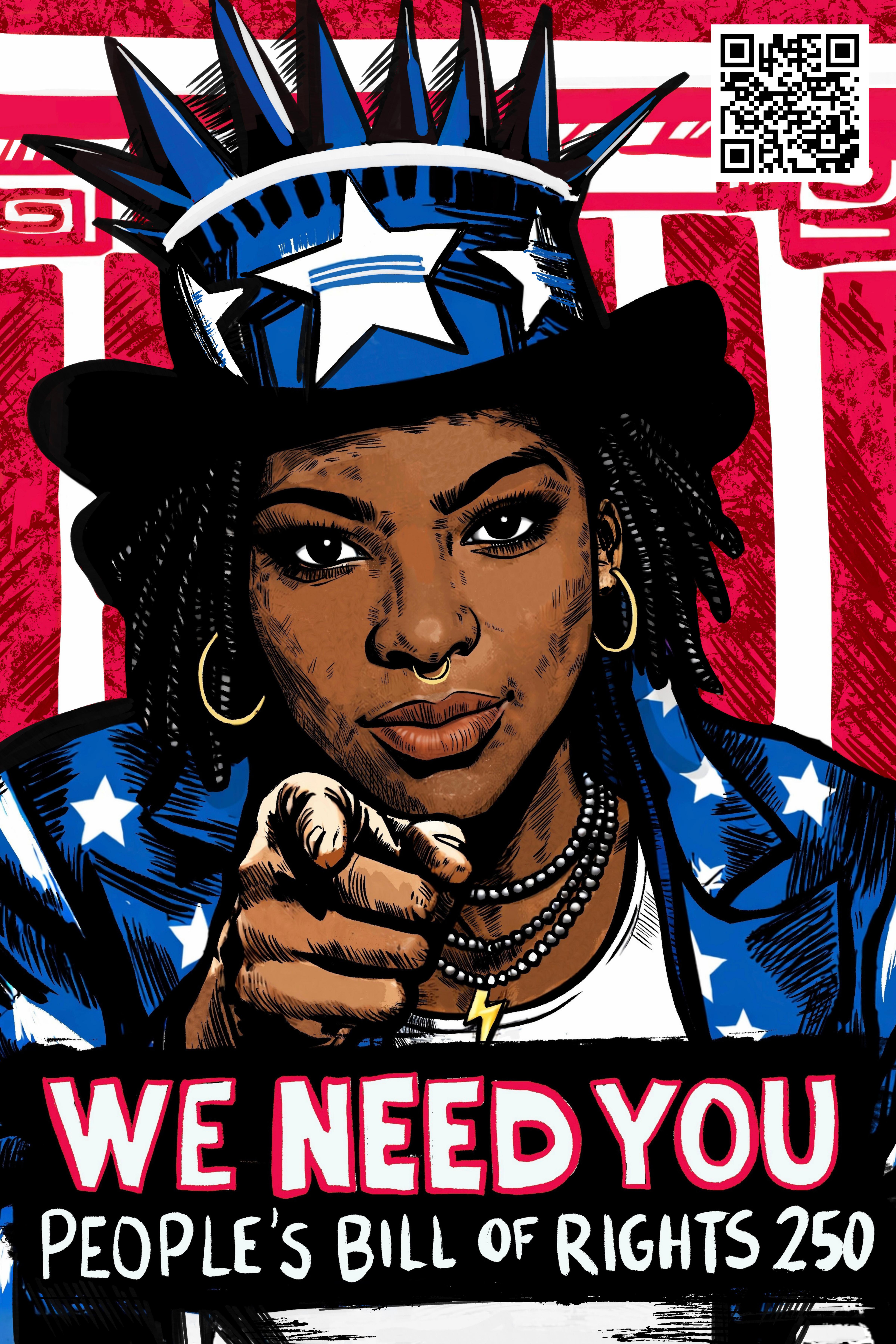 Needing Rights Posters - People's Bill of Rights 250